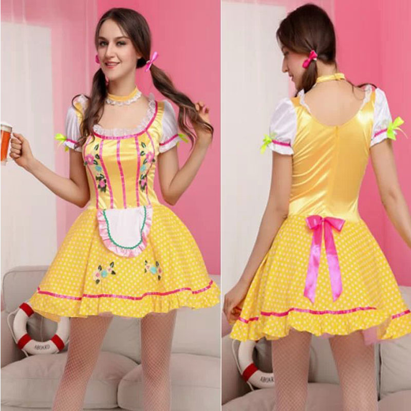 Yellow Beer Sexy Costumes MH3030