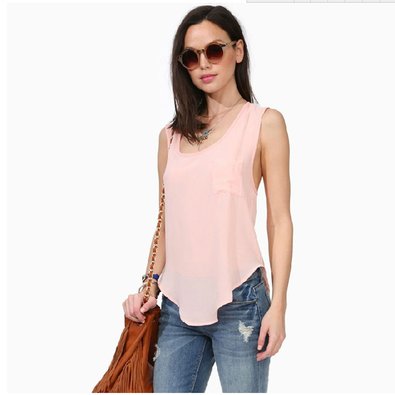 Sexy chiffon vest S,M,L,XL,XXL MH8153