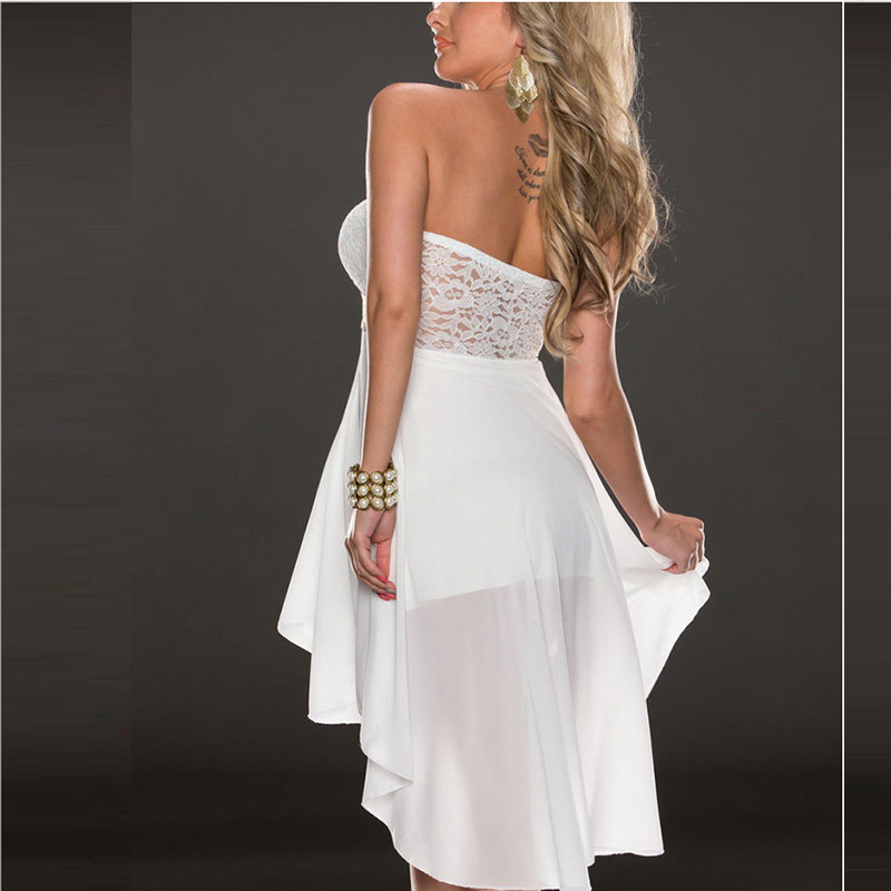 White Off Shoulder Peplum Dress S-XL MH5145