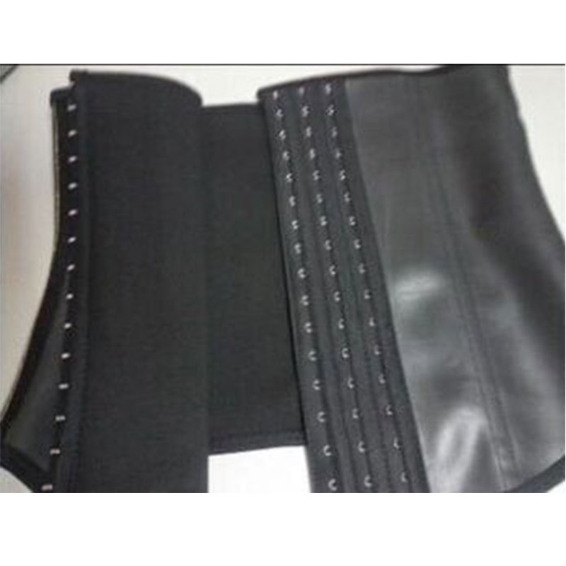 Black natural 5A CortiSlim latex corset S-3XL MH1053