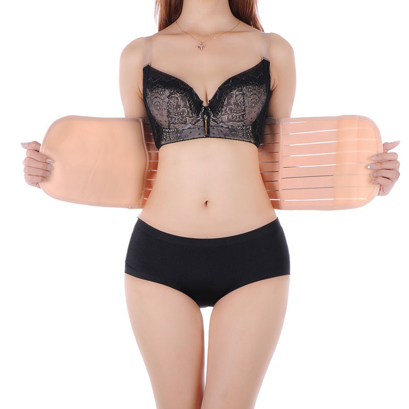3 Pieces Pink Corset Body Shaper Waist Slimmer Gastric Belt Pelvis Band