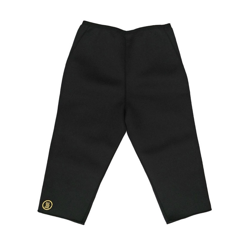 Black Neoprene Tight Fitness Pants MH1087