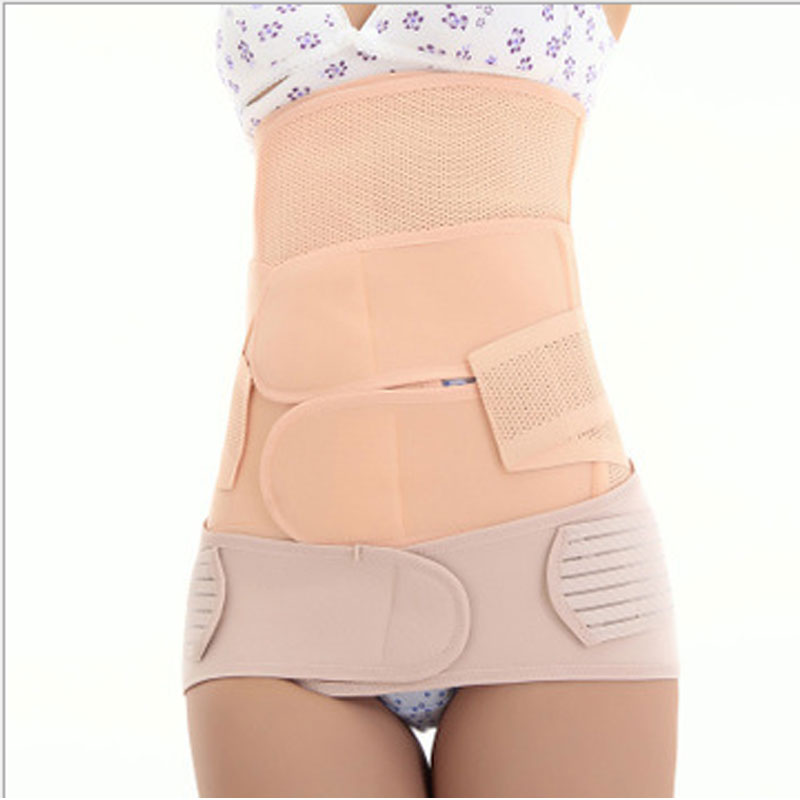 3 Pieces Corset Body Shaper Waist Slimmer Gastric Belt Pelvis  MH1089