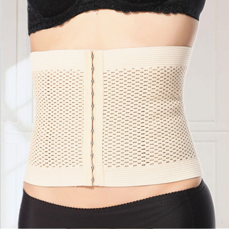 Three hooks nude ventilate corset MH1094
