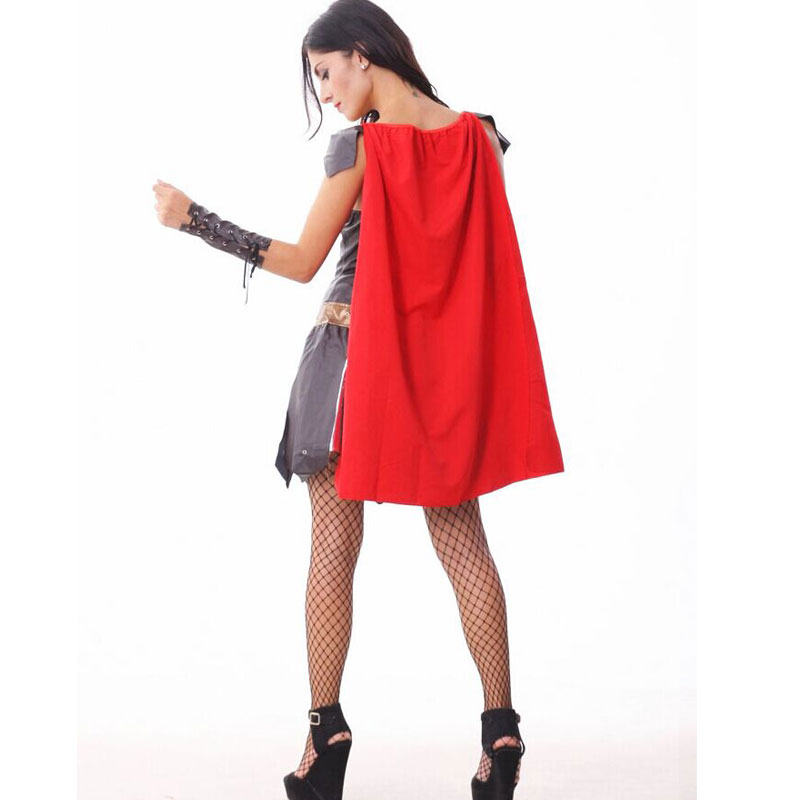 Cosplay red and blue warrior MH3144