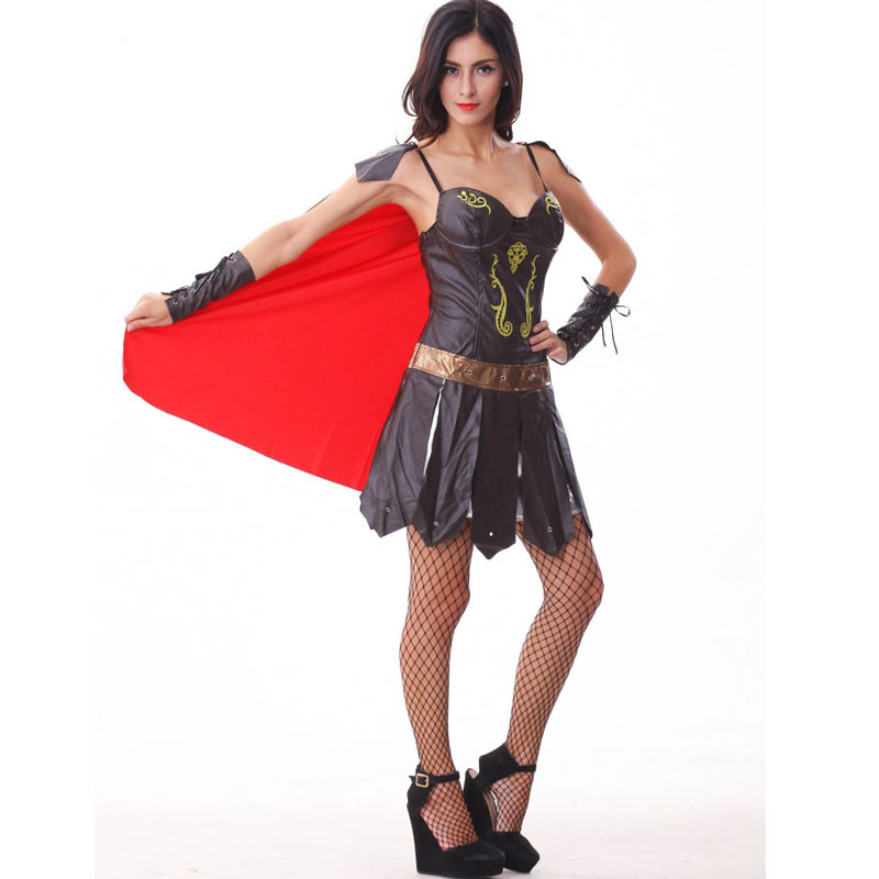 Cosplay red and blue warrior MH3144