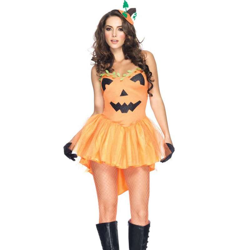 pumpkin dress halloween costume MH3154