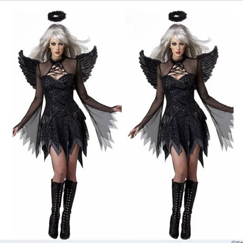 Black evil dress costume MH3167