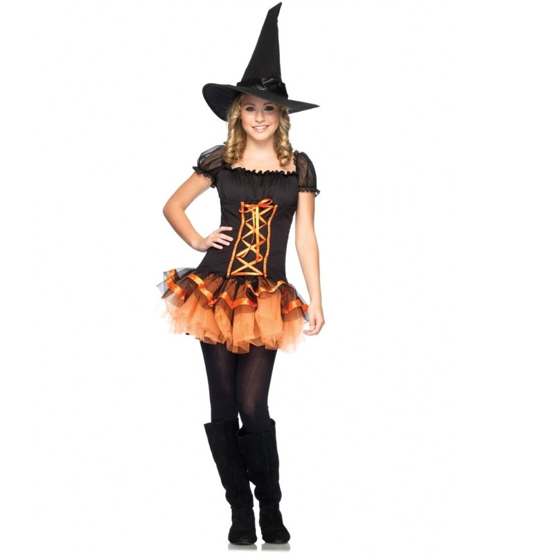 Orange cute withch costume MH3174