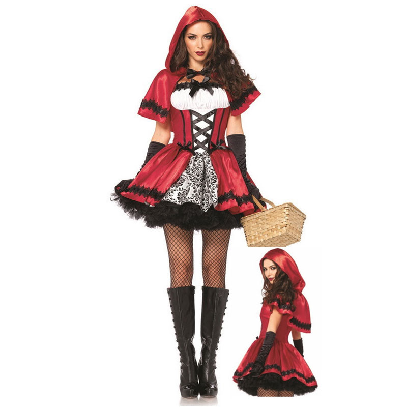 Sexy Flare Dress Costume With Gloves MH3179