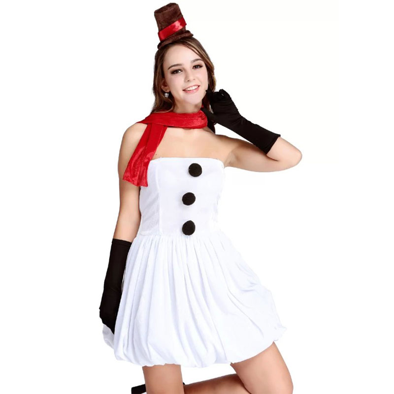 Lovely white snowgirl costume MH3248 