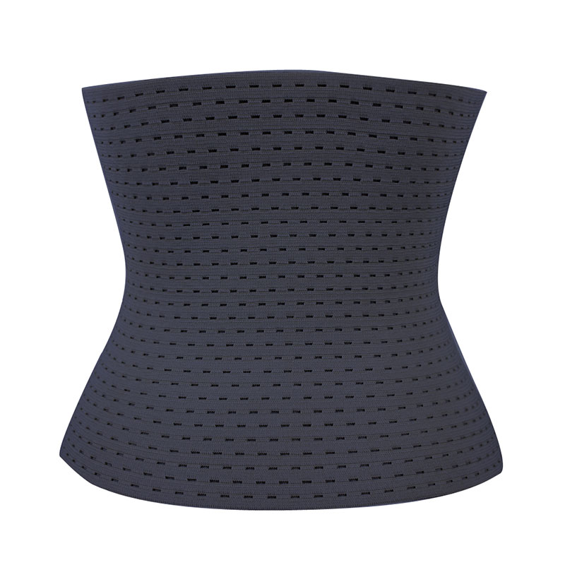 Three hooks black ventilate corset M-XXL MH1229
