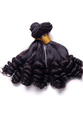 Brazilian Natural Color Fummi Hair Curly Human Extension MH15006