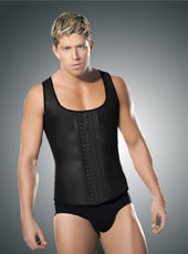 Three Hooks Men Latex waist vest S-3XL sizes MH1219