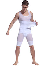 Seamless White Fitness Men-Corsets Vest M, L MH1314