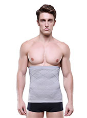 Grey Fitness Breathable Men-Corsets Belt M, L MH1316