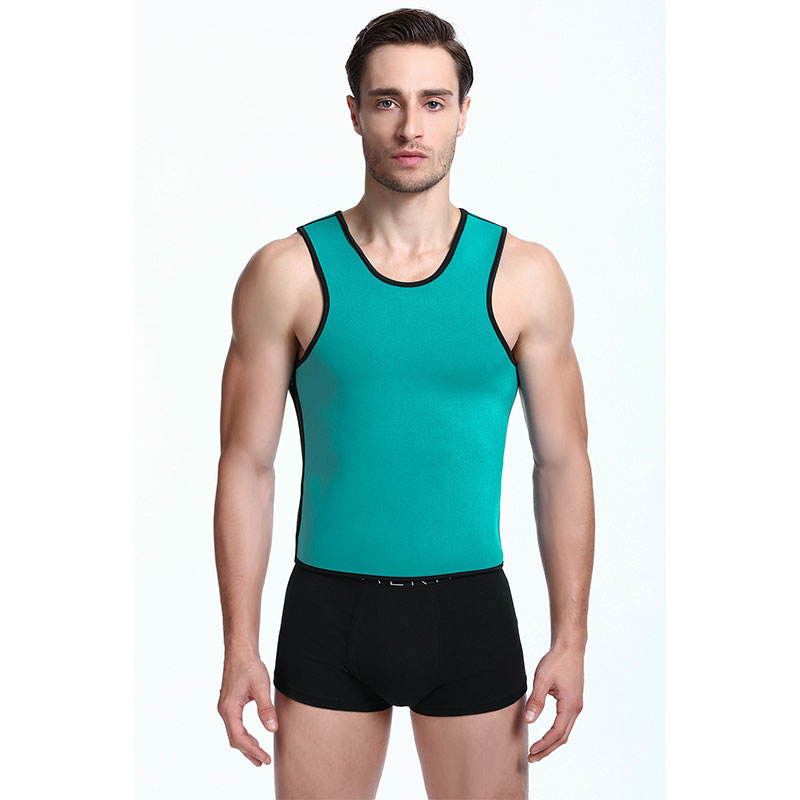 Green Ultra sweat men latex corset XS-XXL MH1195