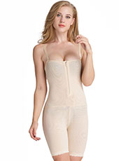 Nude Zipper Body Shapewear Without Hole on Butt S-4XL MH1305