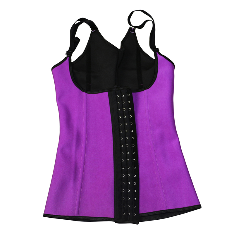 Purple Latex Vest Corset XS-6XL MH1052