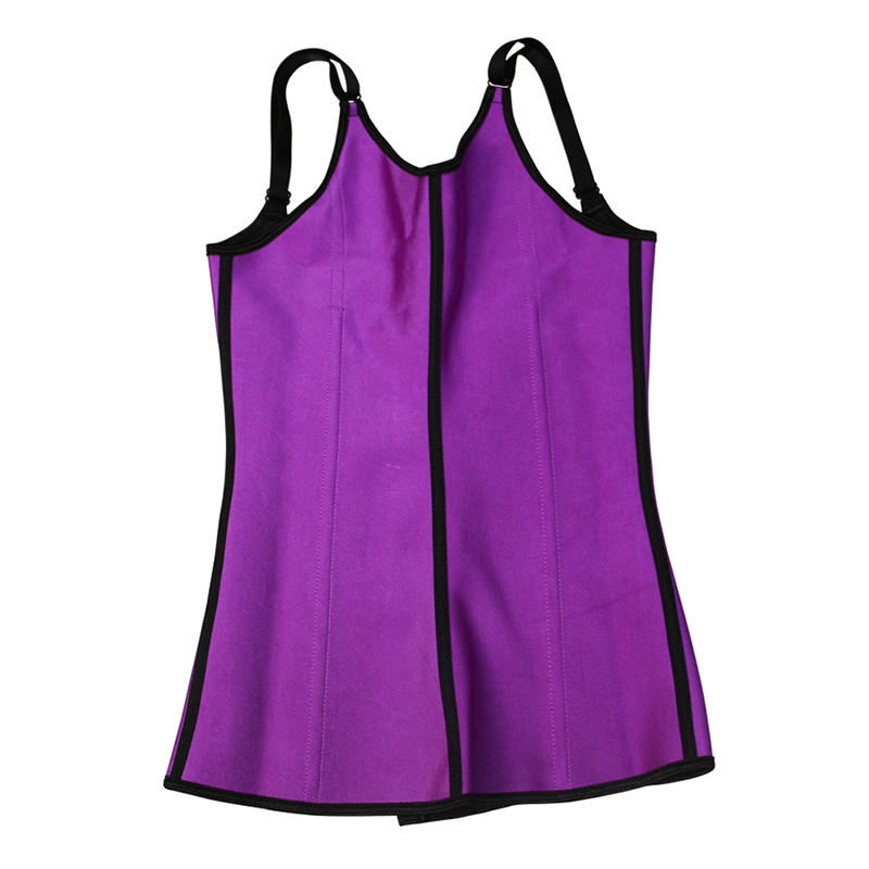 Purple Latex Vest Corset XS-6XL MH1052