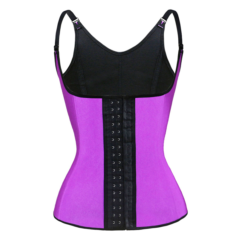 Purple Latex Vest Corset XS-6XL MH1052