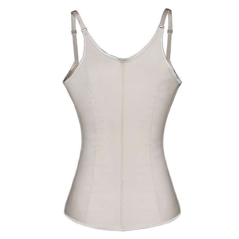 White Adjustable Hooks with Zipper Latex Vest S-3XL MH1259