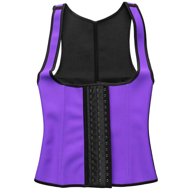 Purple 9 steel bone Vest Waist Cincher XXS-6XL MH1012