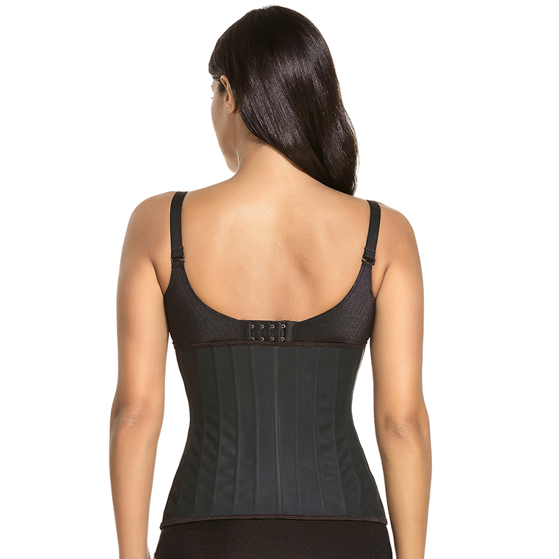 25 Steel Bone Black Latex Waist Trinaer XS-6XL MH1309