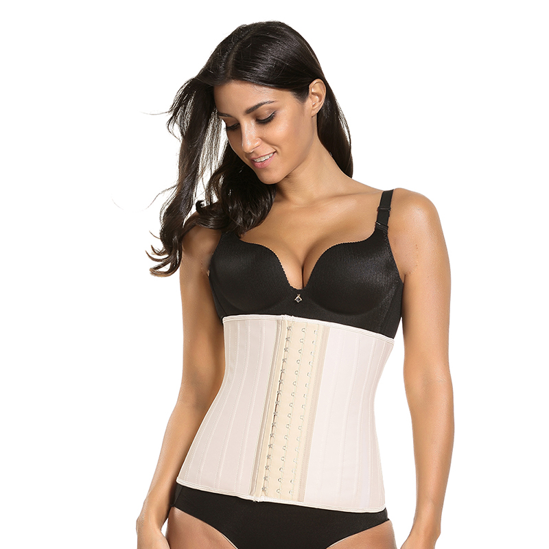 Classic Nude 25 Steel Bone Latex Waist Trainer MH1310