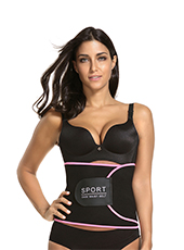 Pink and Black Waist Trimmer Belt MH1453