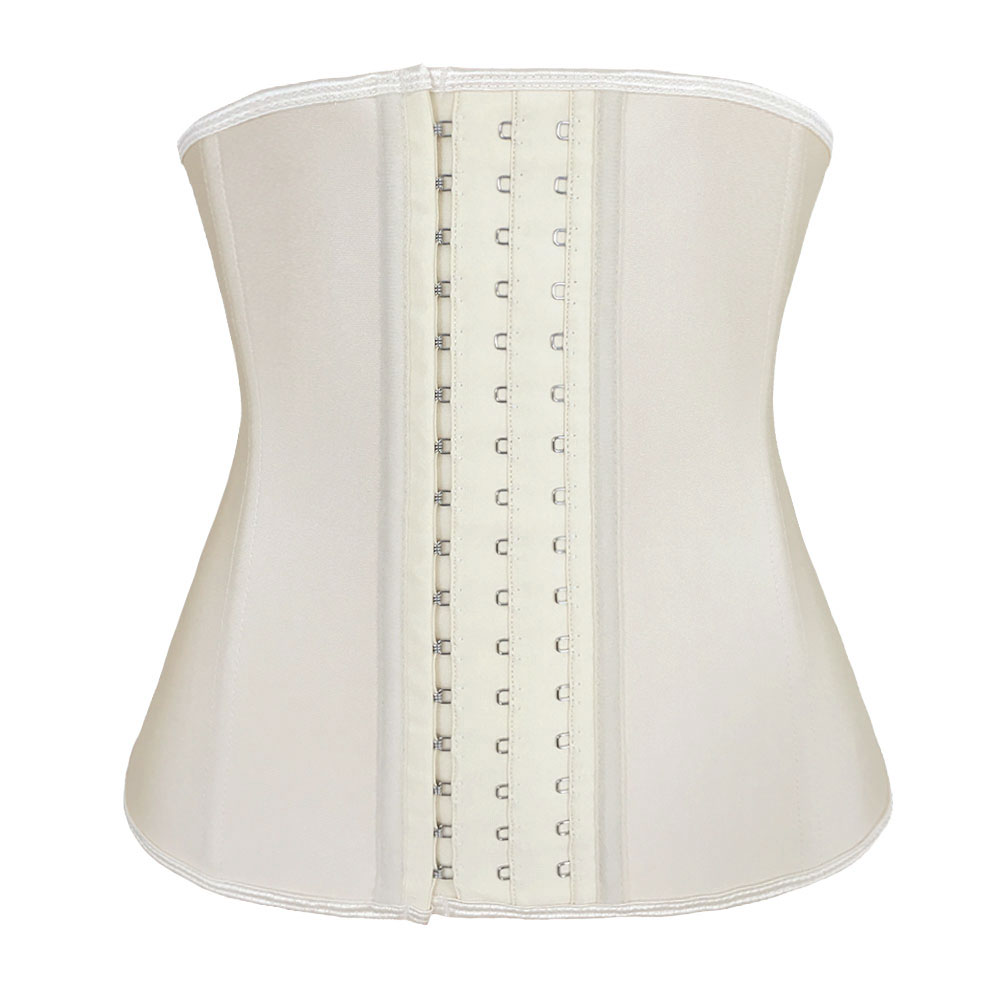 Nude latex steel bone corset XXS-6XL MH1174
