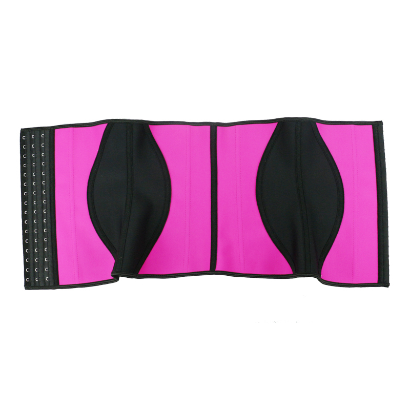 Black and Pink Private Label Latex Waist Trainer MH1530 XXS-6XL