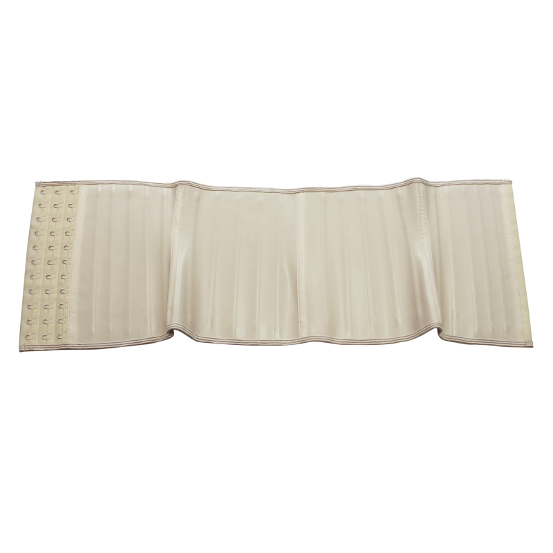 Nude Short Torso 9inch 25steel Bones Latex Waist Trainer S-6XL MH1503