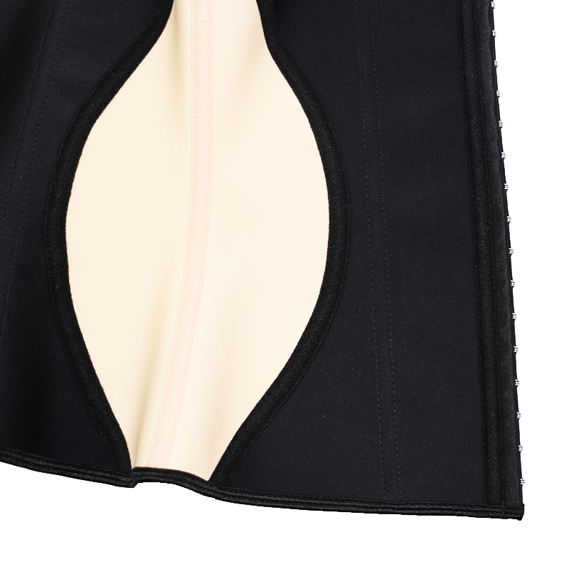 Color Mixed Black and Nude Women Body Latex Slimming Waist Training Corset MH1551