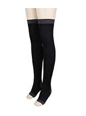 Black High Press Slimming Sleeping Legs One Size MH1618