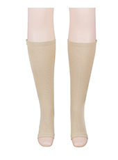 Nude Pressure Stretch Sporting Zipper Sliming Legs Shaper MH1625