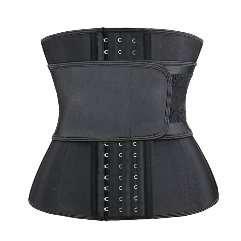 Black Hooks Latex Waist Trainer 3XS-6XL MH1763-Nanbin waist trainer