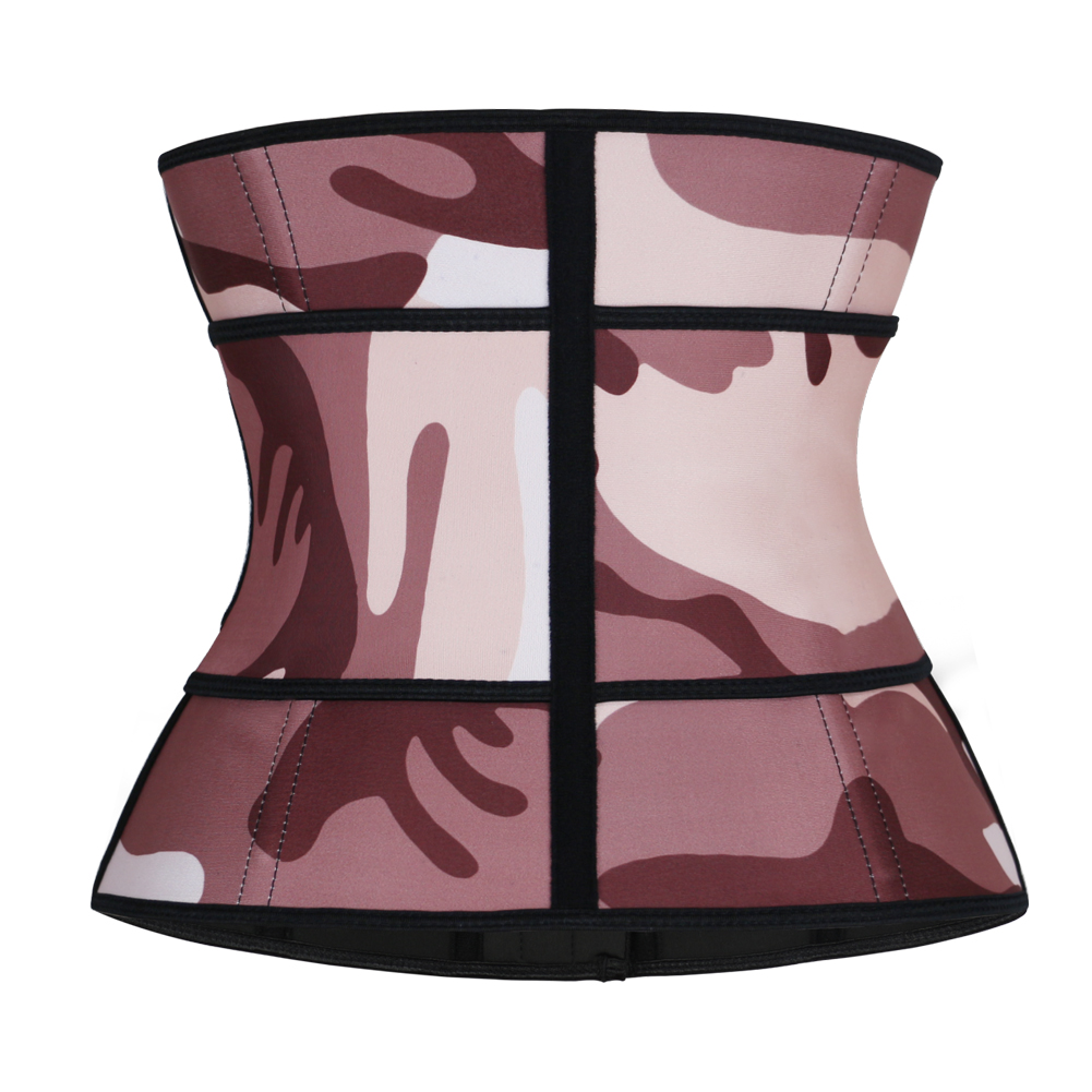 Camouflage Latex Waist Trainer Hooks 3XS-6XL MH1764
