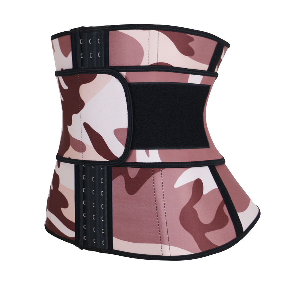 Camouflage Latex Waist Trainer Hooks 3XS-6XL MH1764
