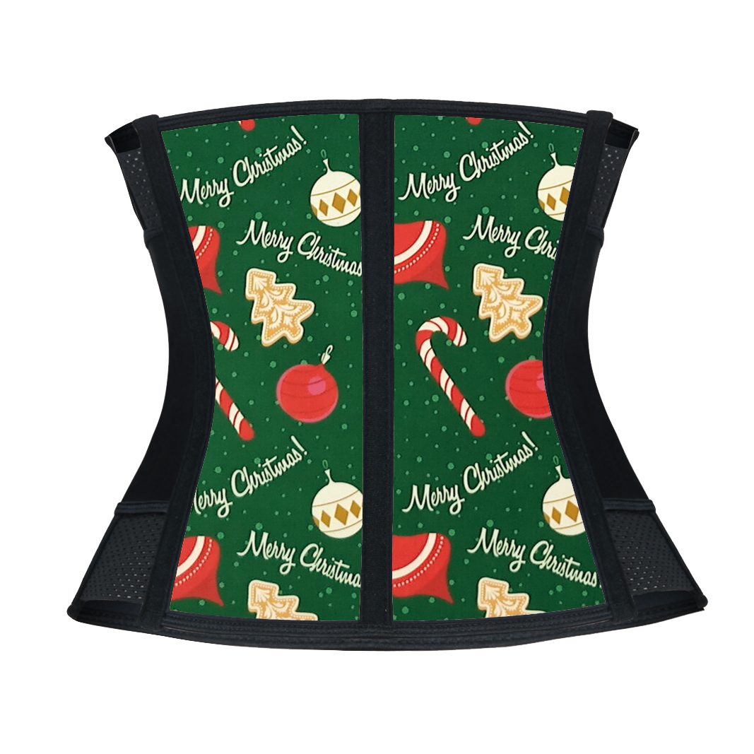 Christmas Latex Waist Trainer With Elastic Belt 3XS-6XL MH1855
