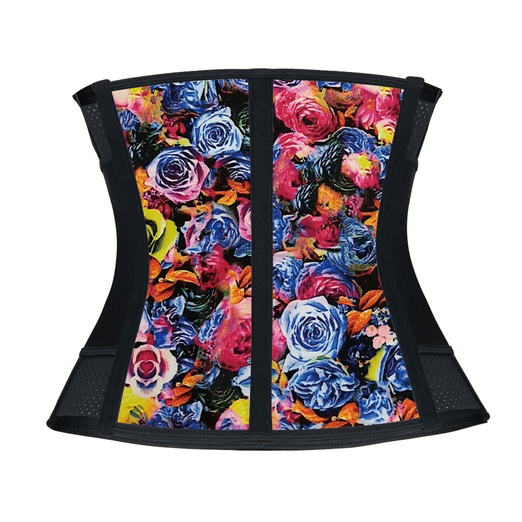 Floral Latex Waist Trainer Elastic Belt 3XS-6XL MH1856