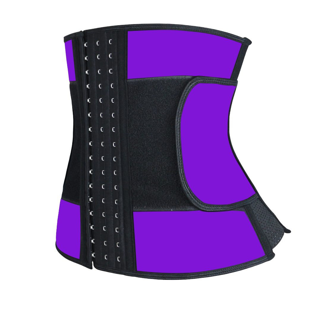 Purple Latex Waist Trainer Elastic Belt 3XS-6XL MH1861