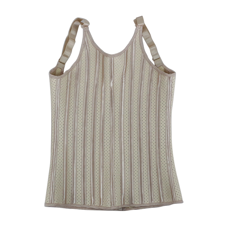 Nude 25 Steel Bones Waist Trainer Vest  MH1878