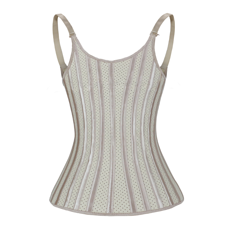 Nude 25 Steel Bones Waist Trainer Vest  MH1878
