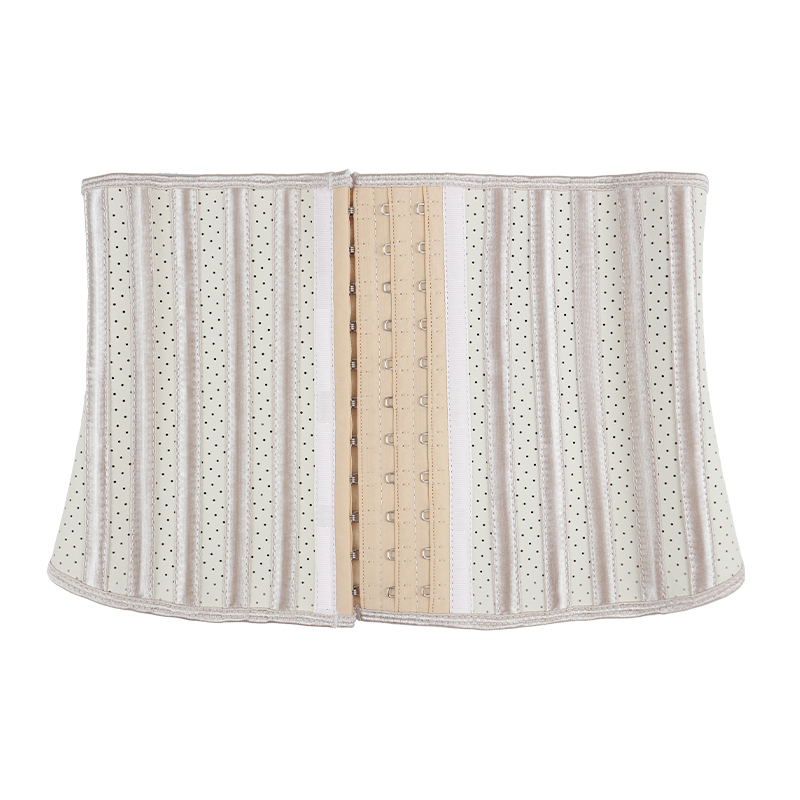 Nude Latex Star-shaped Breathable Steel Bone corset MH1924