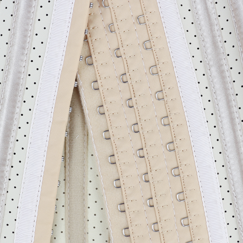 Nude Latex Star-shaped Breathable Steel Bone corset MH1924