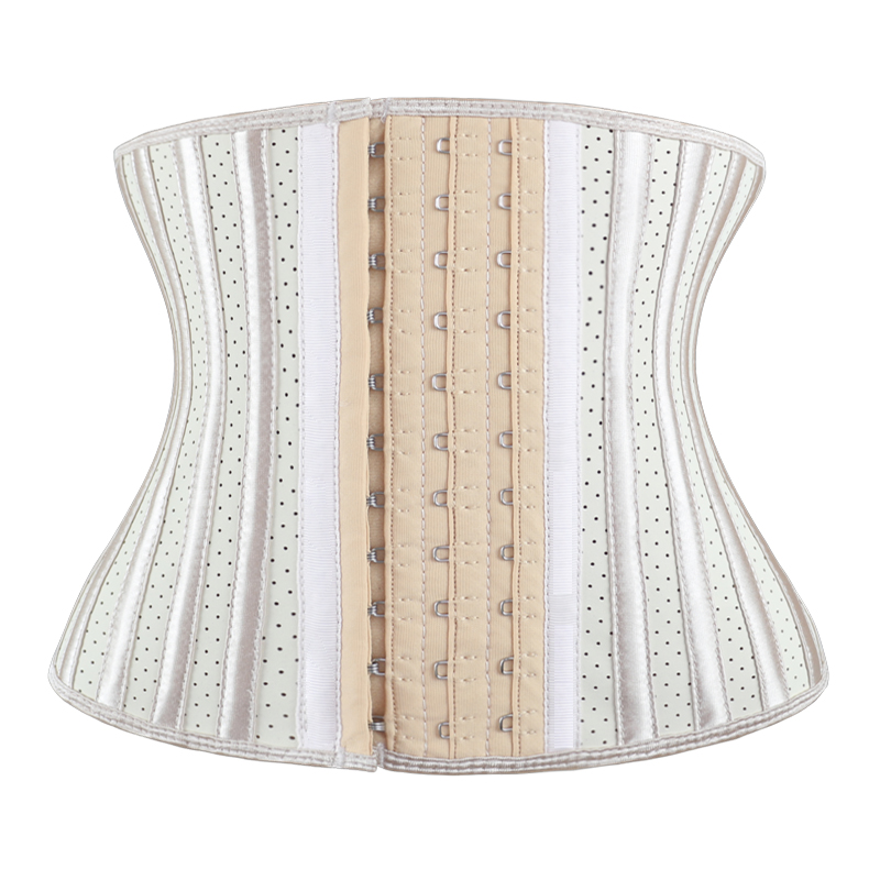 Nude Latex Star-shaped Breathable Steel Bone corset MH1924