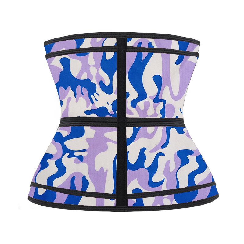 	Blue Double Belt Latex Waist Trainer 3XS-6XL MH1784