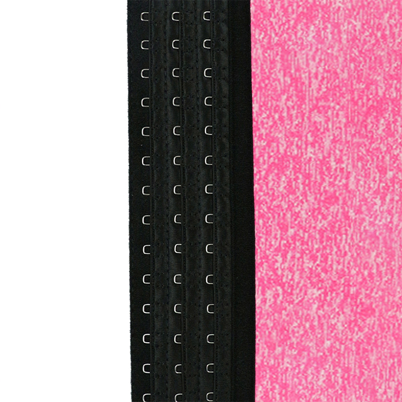  Snow Pink Neoprene 9 Steel bones Waist Trainer MH1649SP