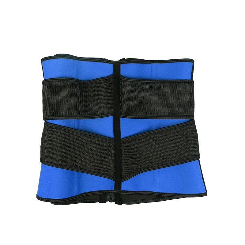 Blue Double slide buckle belt waist trainer MHW100040BL